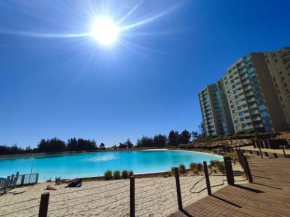 Estrenar Depto LagunaMar 2D2B en Condominio con Vista a la Laguna Estacionamiento y Piscina Servicio